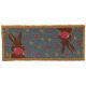 Bubble gum bunny coir doormat insert by my mat stockist Southend