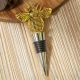 bumble bee insect gold bottle stopper