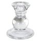 Buy clear glass dinner taper candle holder at PurpleSunrise.com