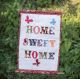 fabic home sweet home embroidery