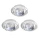 Clear glass floating tealight candle holder set of 3 online at PurpleSunrise.com home and gift Southend