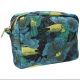 Gisela Graham toucan print cosmetic bag with jungle theme