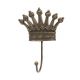 golden royal crown coat hook
