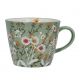 Green daisy mug by Gisela Graham stockist PurpleSunrise home and gift Southend