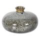 Grey ceramic vase for flowers or reed diffuser oils for home fragrance