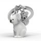 Cute grey koala bear keyring gift idea online at PurpleSunrise.com Southend