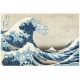 The Great Wave at Kanagawa by Hokusai,  Japanese art print poster.