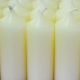 Ivory colour high quality 25cm dinner candle from candle stockist PurpleSunrise.com Southend home and gift