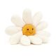Large Jellycat Fleury Daisy flower at PurpleSunrise Southend with yellow white petals