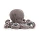 Jellycat Neo Octopus, new grey colour with FREE UK at PurpleSunrise home and gift Southend stockist