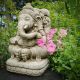 Large Ganesh figure for the garden concrete stoneware to buy in Southend at Under the Sun.