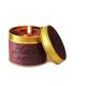 lily flame black cherry candle tin