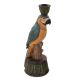 Blue parrot candle holder by London Ornaments stockist Southend