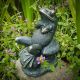 Resting bronze effect toad on sitting on a toadstool, buy online  at PurpleSunrise.com home and gift Southend