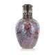 Rose Quartz fragrance lamp in pink and purple mosaic glass 