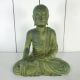 Bronzed Effect Sitting Monk Figure