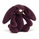 Small Jellycat Bashful Plum bunny rabbit, online at PurpleSunrise.com stockist Southend
