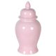 Small pink ginger jar storage vase