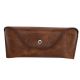 Brown Leather Effect Soft Glasses Case