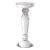 Chamfered Glass Candleholder with Crystals