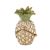 Crystal Covered Gold Pineapple Trinket Box