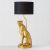 Gold Sitting Leopard Table Lamp