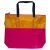 Gold & Pink Maxi Shopper Bag