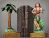 Tropical Paradise Found Hula Girl Bookend Pair
