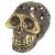 Large Vintage Brass Human Skull