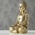 Old Gold Meditating Buddha figure