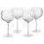 Set of 4 Dimpled Red Wine Glasses