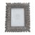 Large Antiqued Silver Feather Frame 5 x 7