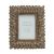 Antiqued Gold Feather Frame 2.5 x 3.5