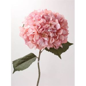 Antique Pink Hydrangea Stem 68cm