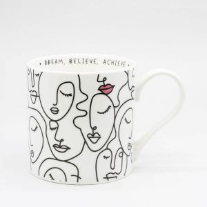 Girl Power Faces Mug by Belly Button