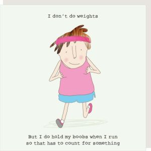 Running Boobs - Rosie Card