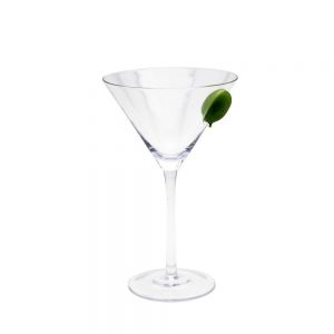 Ice & Slice Martini Glass with Olive