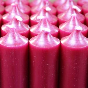 Raspberry Red 25cm Dinner Candle