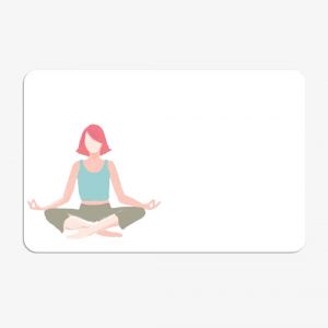 50 Yoga Girls Mini Message Cards